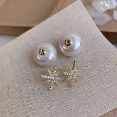 Korean Style Front & Back Earrings