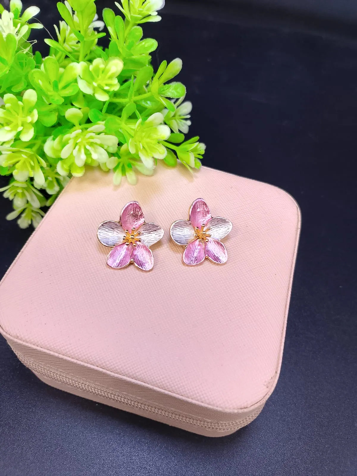 Flower Korea Stud Earrings