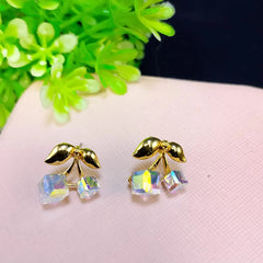 Crystal Stone Design Earrings