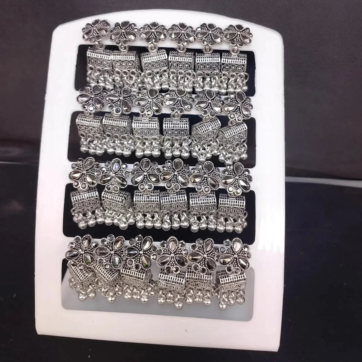 Traditional Jhumka Earrings Stand