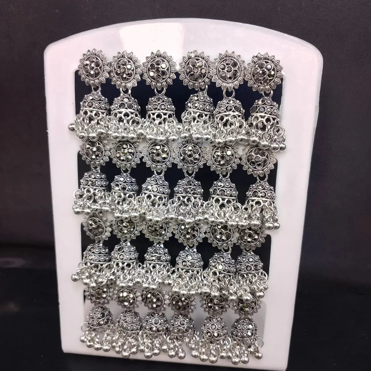 Traditional Jhumka Earrings Stand