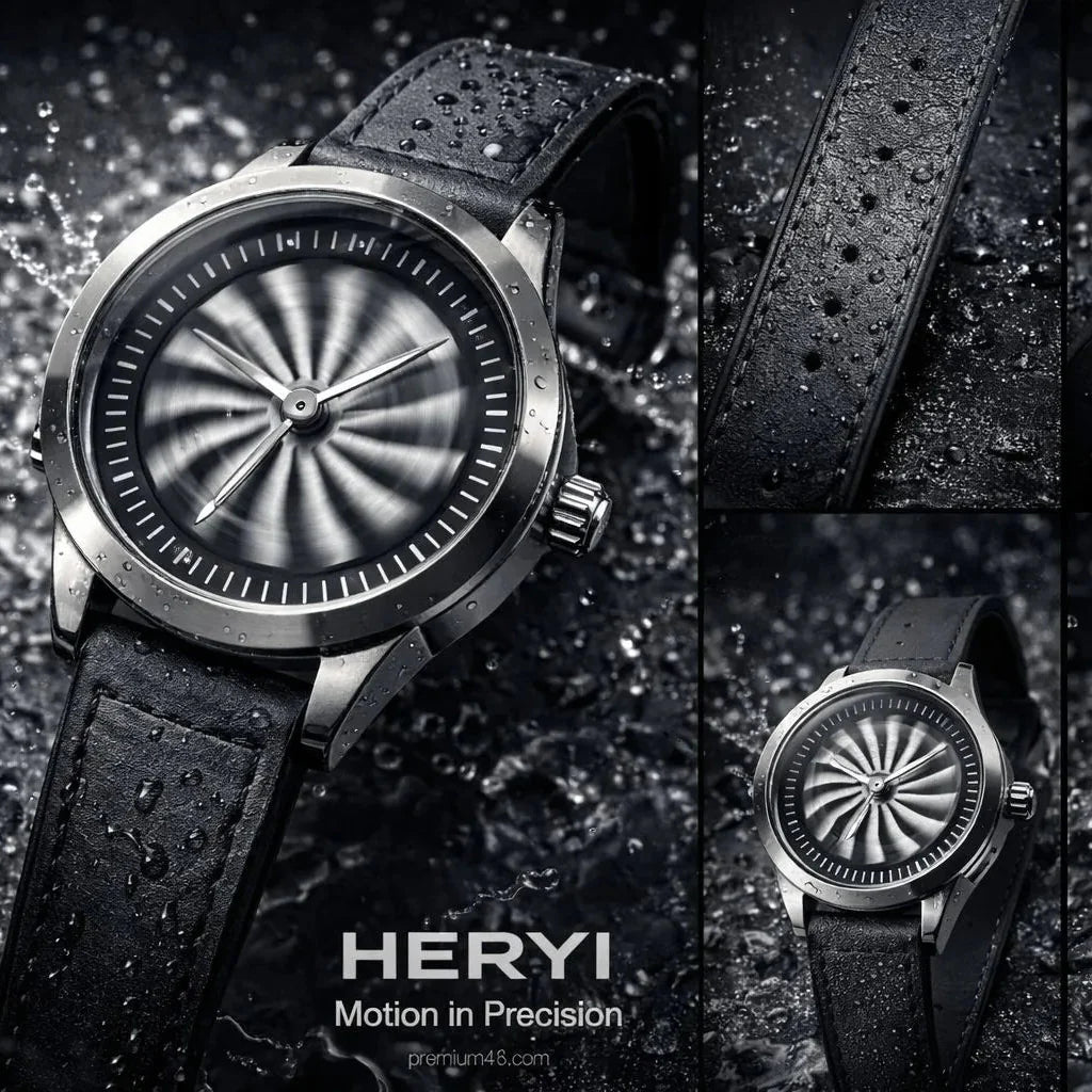 HERYI Spinner Model Watch with Date – Waterproof Masterlock