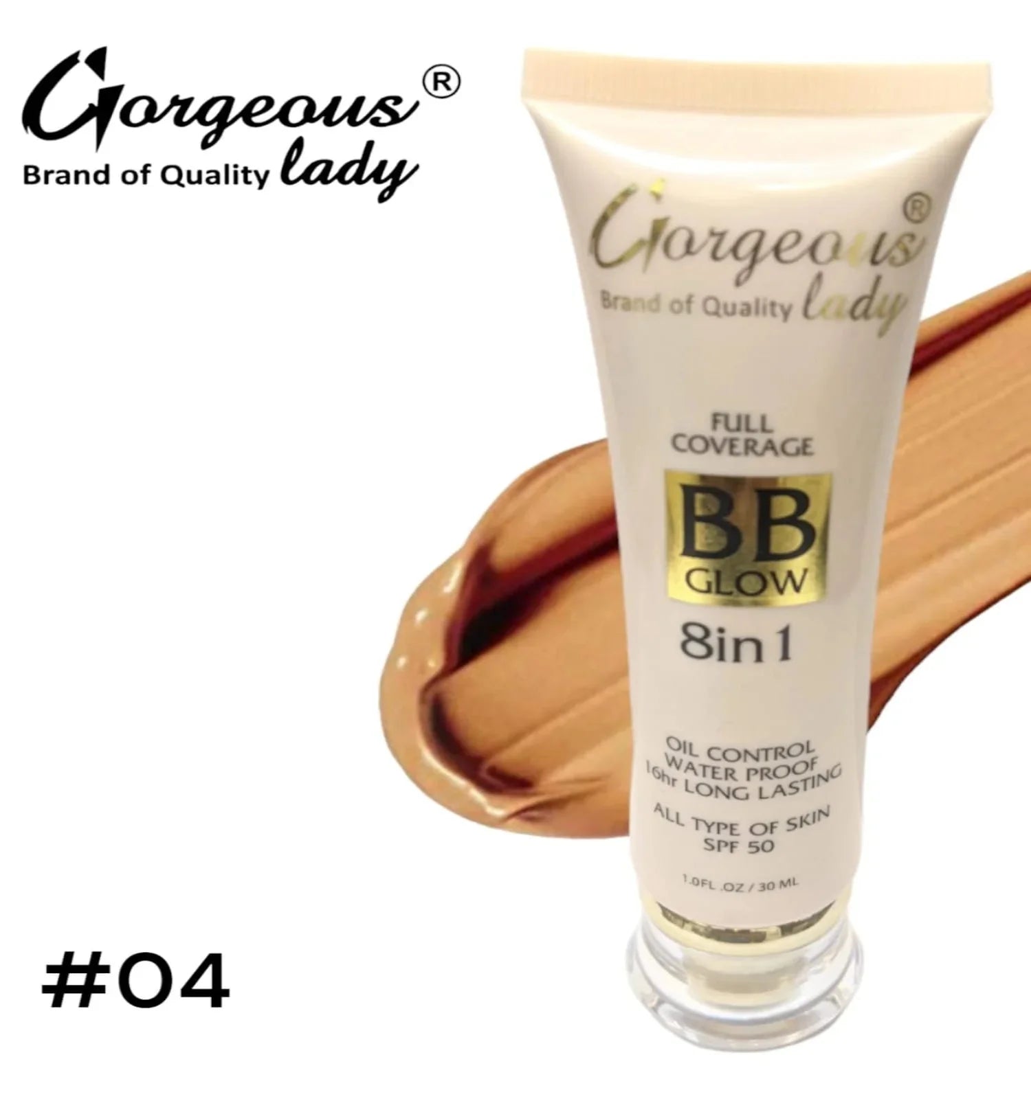 Gorgeous Lady 8 in 1 BB Glow Cream - 30ml