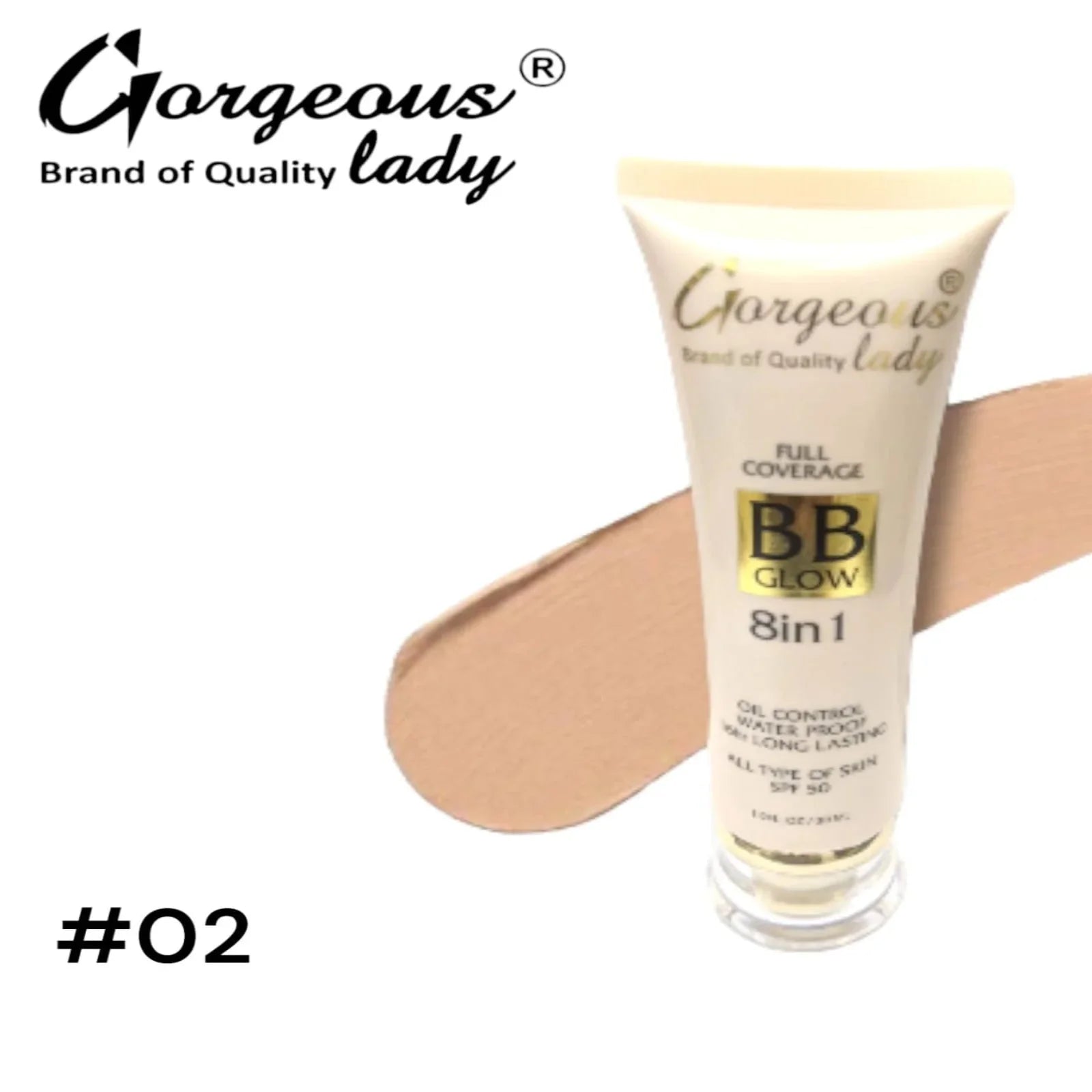Gorgeous Lady 8 in 1 BB Glow Cream - 30ml