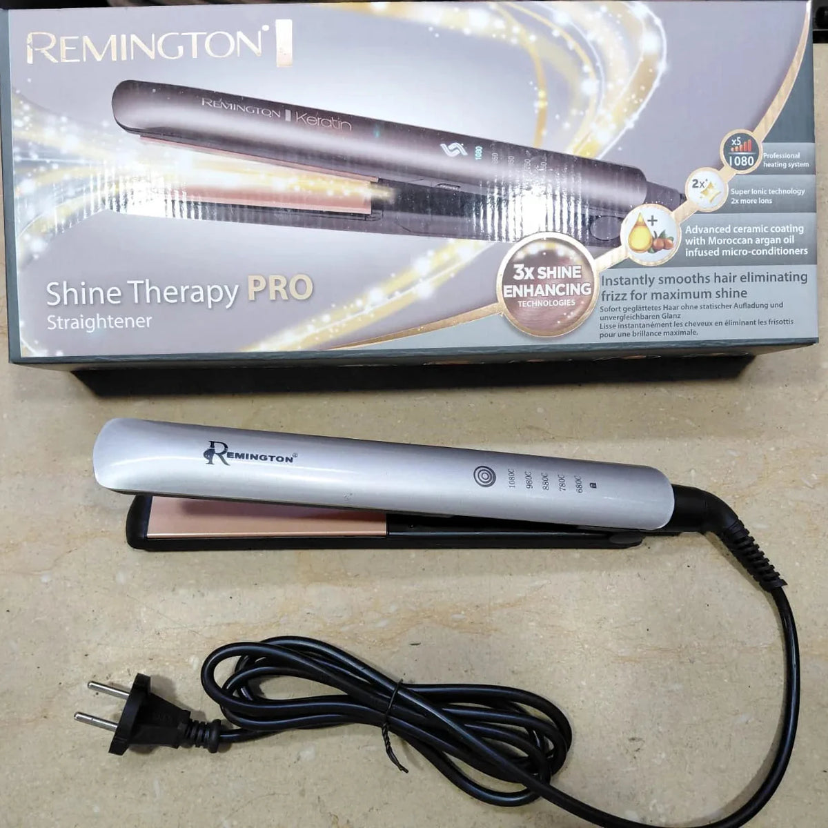 Remington Shine Theraphy Pro Hair Straightener