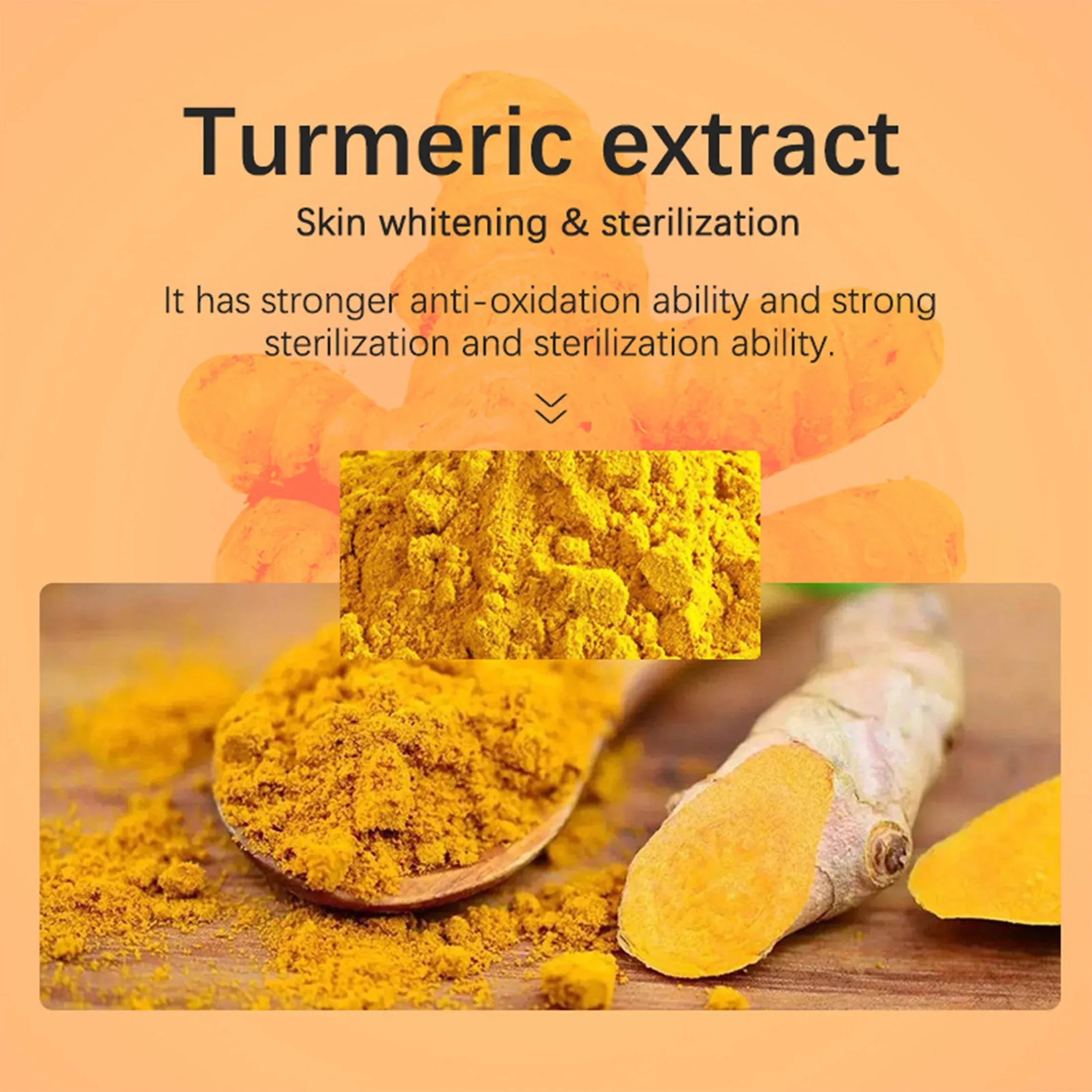 Guanjing Turmeric Plant Extracts Complex brightening Facial Mask