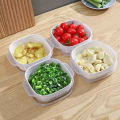 Mini Drain Storage Container with Lid – Pack of 4