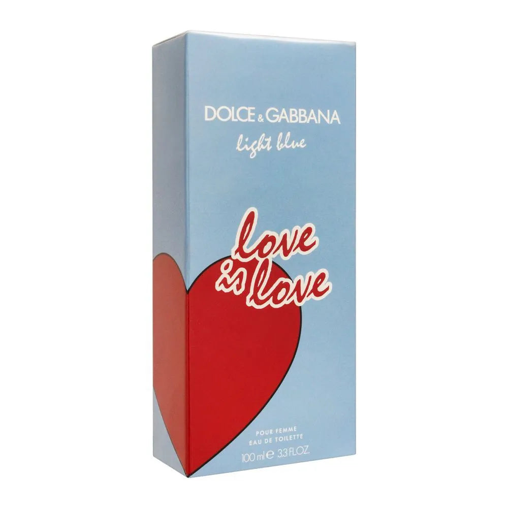 Dolce & Gabbana Light Blue Love Is Love Pour Femme Eau De Toilette - Fragrance For Women - 100ml
