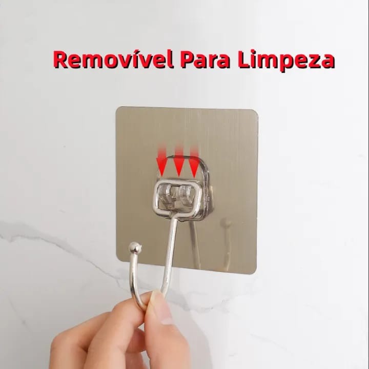 Large Adhesive Hooks - Pack Of 10