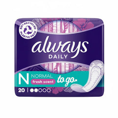 Always Daily To Go Normal Fresh Scent - 20Pcs